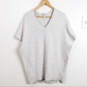 Old Navy Oversized Sweater Tunic Light Gray Medium